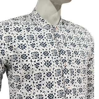 Foto 4 | Foto 4 | Camisa Slim Fit Flores Manga Larga Para Caballero Varanasi