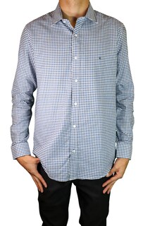 Foto 1 | Foto 1 | Camisa Hombre Kenneth Cole Kcpv25cams12 Slim Fit Azul Cuadro Casual