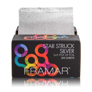 Foto 1 | Foto 1 | Lámina Para El Cabello Framar Star Struck Silver Pop Up 500 Hojas - Venta Internacional.