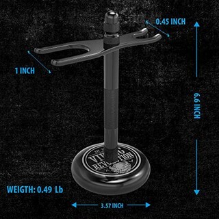 Foto 6 | Foto 6 | Soporte De Afeitar De Seguridad Viking Revolution Con Peso Negro - Venta Internacional.