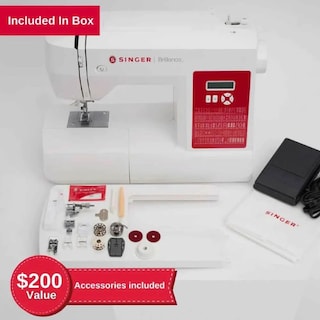 Foto 2 | Foto 2 | Máquina De Coser Singer Brilliance Plus 62c Con Mesa Extensible - Venta Internacional.