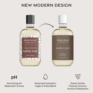 Foto 3 | Foto 3 | Bubble Bath Deep Steep Vainilla Y Coco 500 Ml Con Manteca De Karité - Venta Internacional.