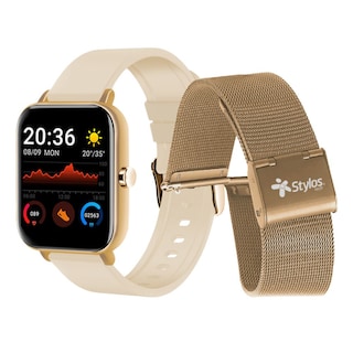 Foto 3 | Foto 3 | Smartwatch Stylos Sw2 Bluetooth Android/ios Dorado