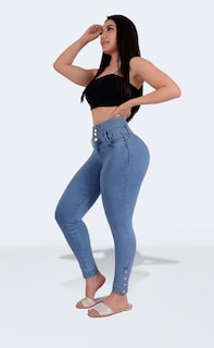 Foto 4 | Foto 4 | Jeans Dama Pantalones Mujer Colombiano Levanta Pompa 3895/05