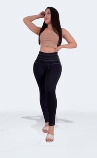 Foto 3 | Foto 3 | Jeans Elásticos Con Cierre Para Mujer Corte Colombiano Sea Brazil