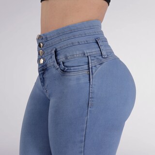 Foto 2 | Foto 2 | Jeans Dama Pantalones Mujer Colombiano Levanta Pompa 3895/05