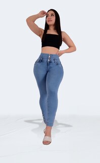 Foto 3 | Foto 3 | Jeans Dama Pantalones Mujer Colombiano Levanta Pompa 3895/05
