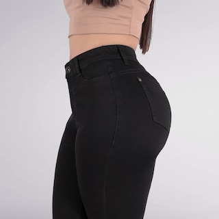 Foto 2 | Foto 2 | Jeans Negros Con Faja Dama Levanta Pompa Sea Brazil