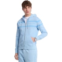 Sudadera Michael Kors Hoodie Logo Color Azul De Algodón Cierre Para Hombre Original