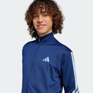 Foto 7 | Foto 7 | Conjunto Deportivo De Felpa Francesa Con Las 3 Franjas Adidas Azul Hombre