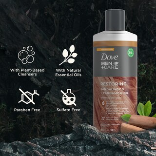 Foto 3 | Foto 3 | Gel De Baño Dove Men + Care Sándalo Y Aceite De Cardamomo 532 Ml Paquete De 4 - Venta Internacional.
