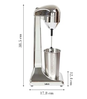 Foto 3 | Foto 3 | Batidora Para Maltedas De Pedestal Espumador Fuente De Sodas Plateado 60 Hz