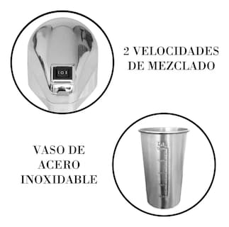 Foto 5 | Foto 5 | Batidora Para Maltedas De Pedestal Espumador Fuente De Sodas Plateado 60 Hz