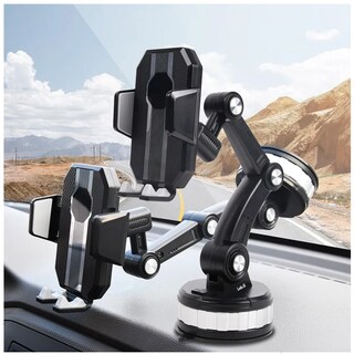 Foto 2 | Foto 2 | Soporte Porta Celular 360 Ventosa 3 en 1 Negro