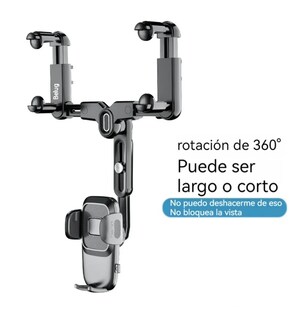 Foto 2 | Foto 2 | Soporte Para Teléfono Espejo Retrovisor Porta Celulares 3 en 1