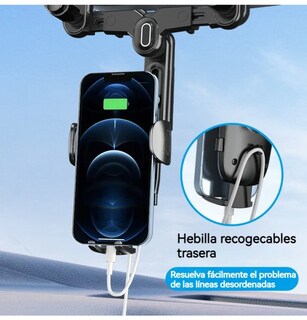 Foto 3 | Foto 3 | Soporte Para Teléfono Espejo Retrovisor Porta Celulares 3 en 1
