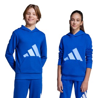 Foto 3 | Foto 3 | Sudadera Con Gorro Essentials Niños Adidas Azul Niños