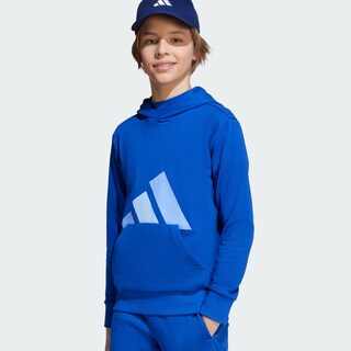 Foto 6 | Foto 6 | Sudadera Con Gorro Essentials Niños Adidas Azul Niños