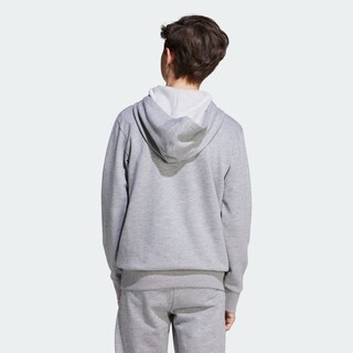 Foto 4 | Foto 4 | Sudadera Con Gorro Essentials Niños Adidas Gris Niños