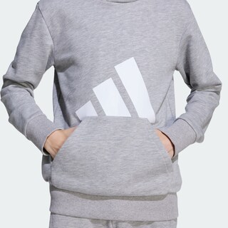Foto 7 | Foto 7 | Sudadera Con Gorro Essentials Niños Adidas Gris Niños
