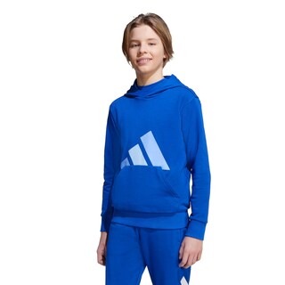 Foto 2 | Foto 2 | Sudadera Con Gorro Essentials Niños Adidas Azul Niños