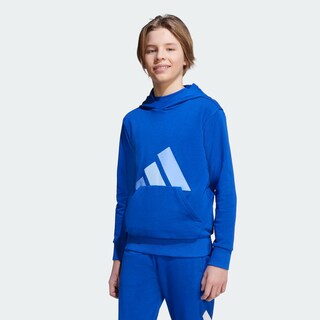 Foto 5 | Foto 5 | Sudadera Con Gorro Essentials Niños Adidas Azul Niños
