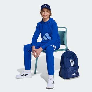 Foto 6 | Foto 6 | Sudadera Con Gorro Essentials Niños Adidas Azul Niños