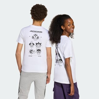 Foto 8 | Foto 8 | Playera Graphic Anime De Mascotas Para Niños Adidas Blanco Niños