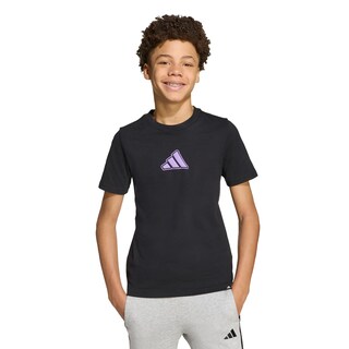 Foto 2 | Foto 2 | Playera Graphic Anime De Mascotas Para Niños Adidas Negro Niños