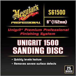 Foto 1 | Foto 1 | Meguiar's Disco Lijado Unigrit 1500 6'' S61500 25pzs.