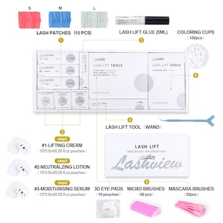 Foto 2 | Foto 2 | Kit De Estiramiento De Pestañas Lashview Lash Lift Professional Para Pestañas - Venta Internacional.