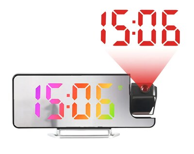 Foto 1 | Foto 1 | Reloj Digital Con Proyector Despertador Alarma Y Temperatura