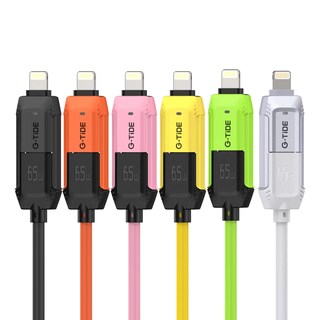 Foto 2 | Foto 2 | Cable De Carga Rapida 4 En 1 Con Diseño Colorido De Alta Resistencia Entrada Usb-c Salida C-lightning