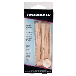 Foto 6 | Foto 6 | Juego De Pinzas Tweezerman En Oro Rosa Con Punta Pequeña E Inclinada - Venta Internacional.