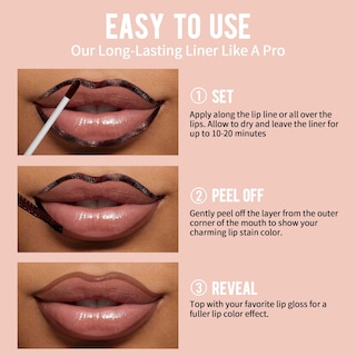 Foto 5 | Foto 5 | Tinte Delineador De Labios Lip Stain Imethod Impermeable Color Malva - Venta Internacional.