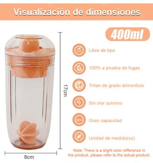 Foto 2 | Foto 2 | Xtellar Mezcladora De Proteínas 400ml Resistente - Compañera Ideal Para Fitness Senderismo Y Camping