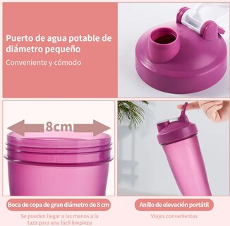 Foto 3 | Foto 3 | Botella Xtellar Para Proteínas Y Hidratación Ideal Para Gimnasio 700ml