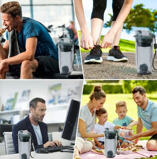 Foto 4 | Foto 4 | Xtellar Mezcladora De Proteínas 400ml Resistente - Compañera Ideal Para Fitness Senderismo Y Camping