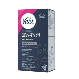 Foto 6 | Foto 6 | Kit De Depilación Veet Leg & Body Cold Wax Strips X40 (x2) - Venta Internacional.