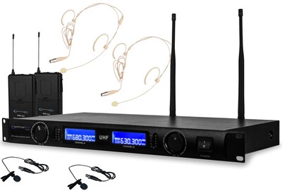 Foto 1 | Foto 1 | Sistema De Micrófono Inalámbrico Technical Pro Uhf Con Solapa Y Auriculares - Venta Internacional.