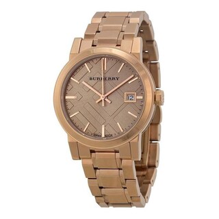 Foto 1 | Foto 1 | Reloj Burberry para Mujer Bu9135 Oro Rosa