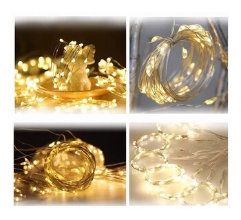 Foto 2 | Foto 2 | Cortinas Serie Luces Belug 300 Led Usb 8 Modos 3x3m Amarillo