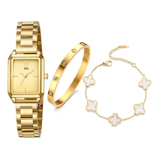 Foto 1 | Foto 1 | Reloj Mujer Elegante Cuarzo De Acero Inoxidable Resistente Al Agua Eo Safe Imports Esi-21480 Dorado