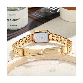 Foto 4 | Foto 4 | Reloj De Mujer Impermeable Cuarzo Moda Eo Safe Imports Esi-21478 Dorado