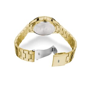 Foto 4 | Foto 4 | Reloj Mujer Dama Análogo Contra Agua Eo Safe Imports Esi-21481 Dorado
