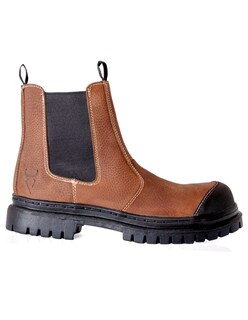 Foto 2 | Foto 2 | Bota Daraimar Chelsea Tactica Seguridad Industrial Trabajo Casquillo Naranja