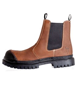 Foto 4 | Foto 4 | Bota Daraimar Chelsea Tactica Seguridad Industrial Trabajo Casquillo Naranja