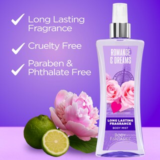 Foto 7 | Foto 7 | Spray Corporal Body Fantasies Romance & Dreams 240 Ml (paquete De 2) - Venta Internacional.