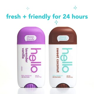 Foto 3 | Foto 3 | Paquete Variado De Desodorantes Hello Sin Aluminio 2 Barras De 75 Ml - Venta Internacional.