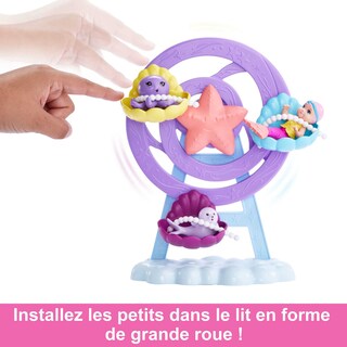 Foto 3 | Foto 3 | Muñeca Sirena Barbie Con Pelo Morado Merbaby Pulpo Y Foca - Venta Internacional.